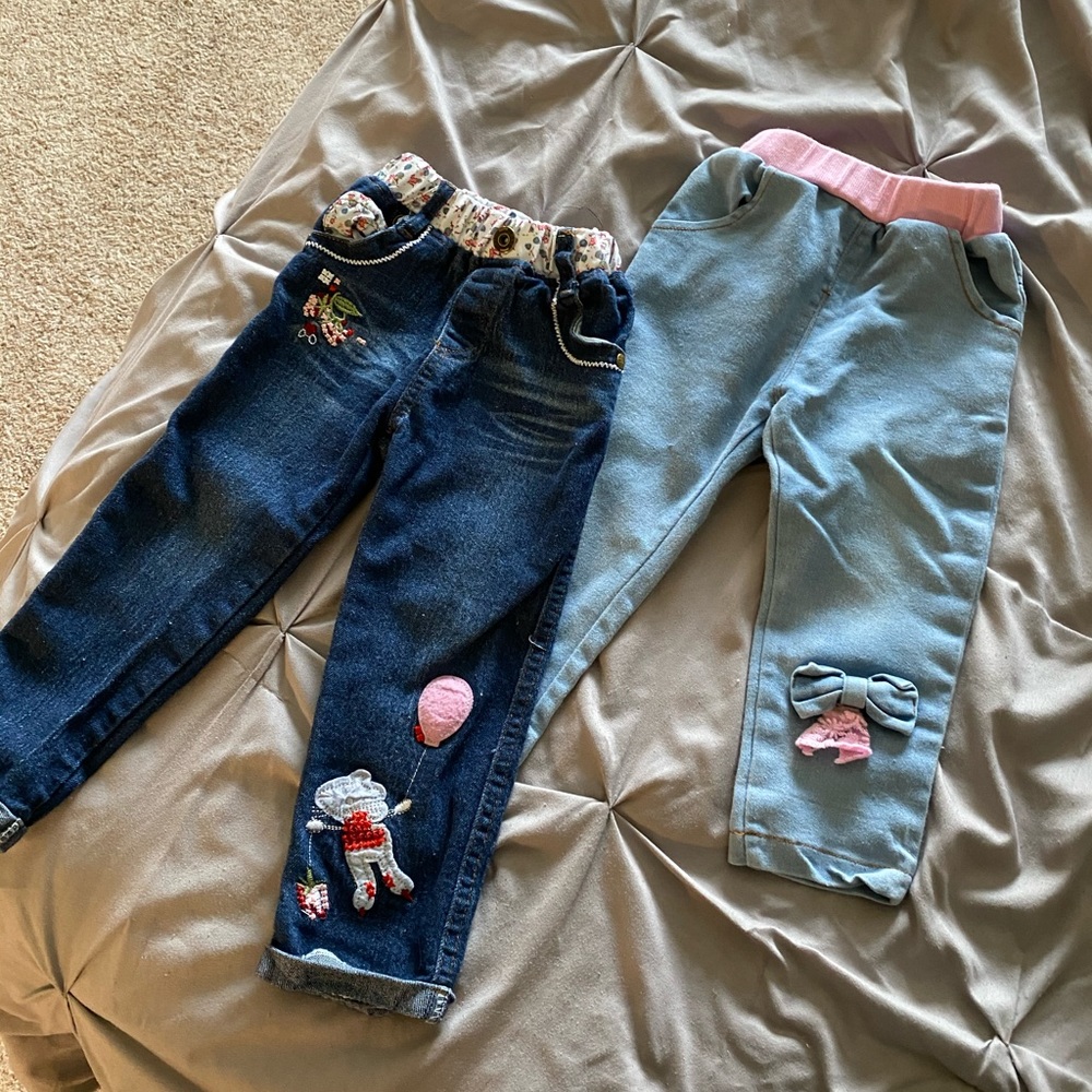 Toddler Girl Pants (Pack of 2)